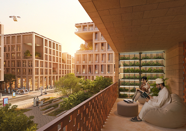 Sultan Haitham City... designed as a sustainable urban development.